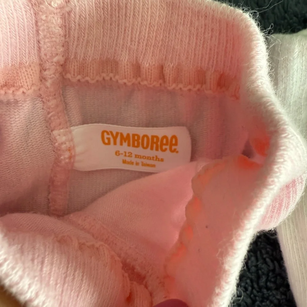Bundle of 5 Gymboree tights baby size 6-12 months in gold black white pink navy